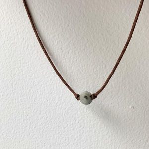 Blue Marbled Pearl Choker